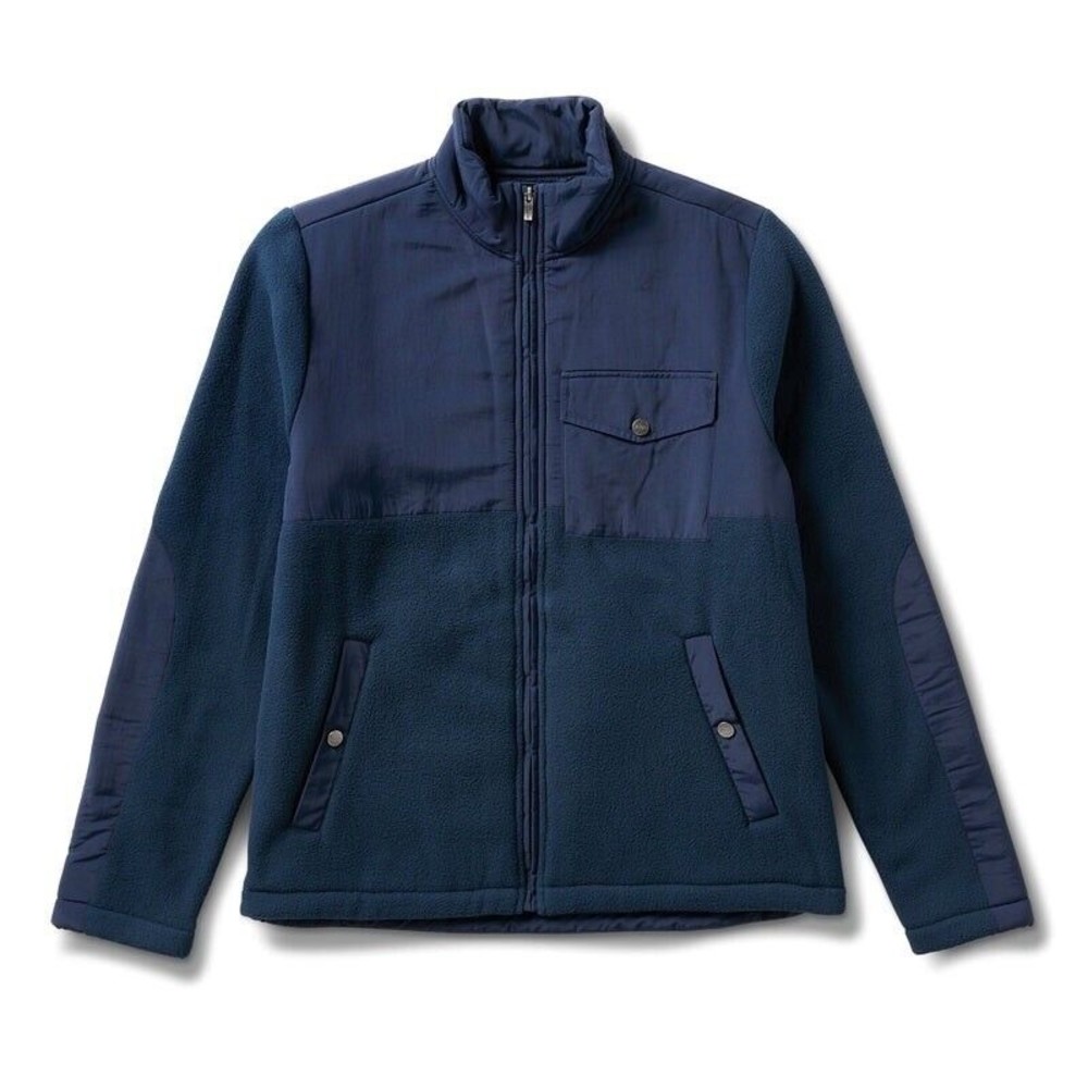 Vuori Men's Morrow Sherpa Fleece Jacket Ink Blue Small New w/tag $188